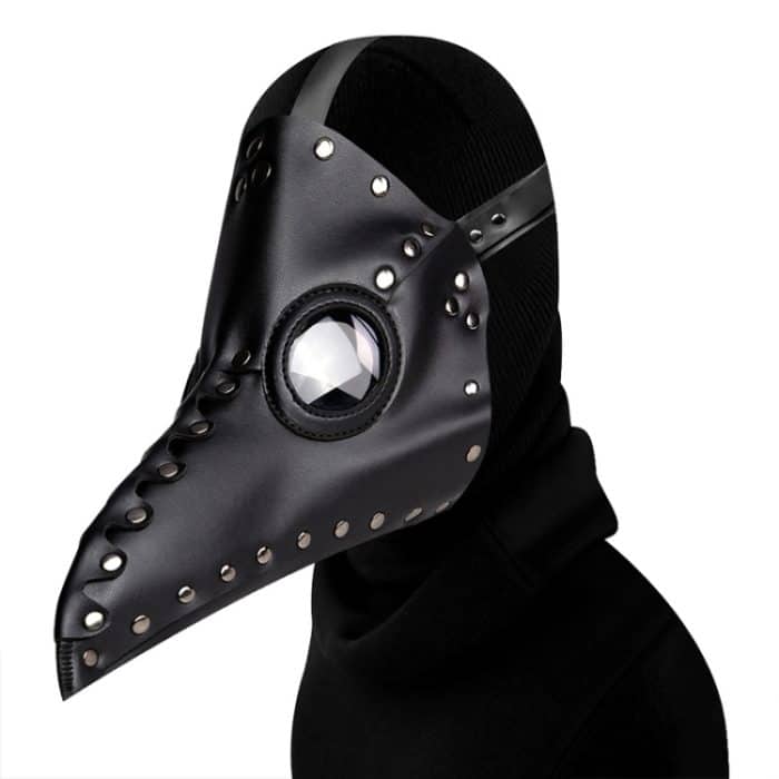 HG65005 Halloween-Anzieh-Requisiten, Nieten, Schnabelform-Maske, Rivets Black, Rivets White, Rivets Brown – Bild 2