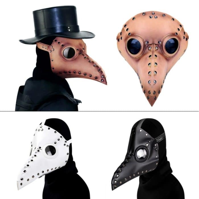 HG65005 Halloween-Anzieh-Requisiten, Nieten, Schnabelform-Maske, Rivets Black, Rivets White, Rivets Brown – Bild 5