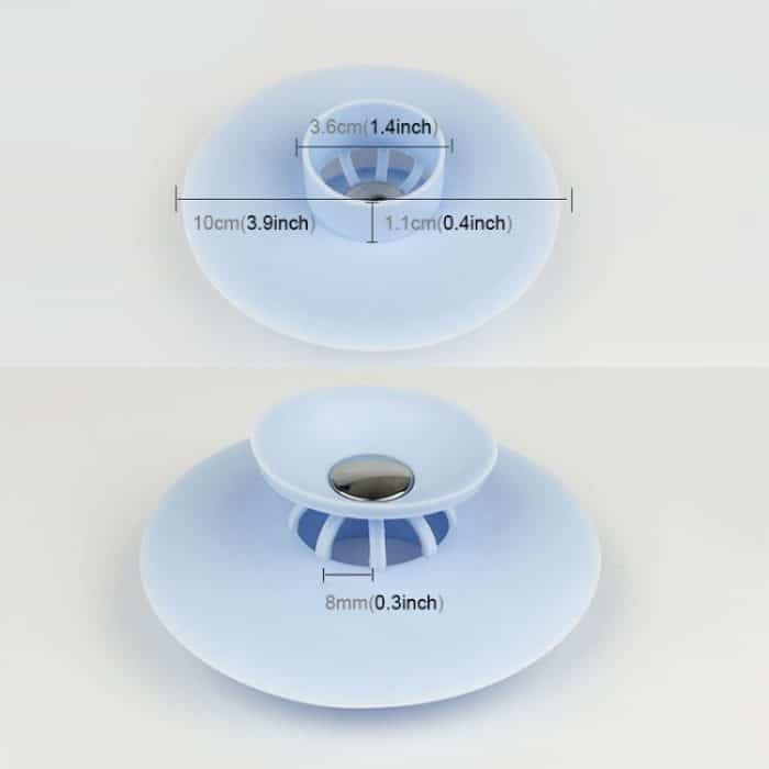 2 Stück Silikon-Abflussstopfen, Deodorant, Waschbecken, Badewanne, Bodenablaufschutz – Bild 3