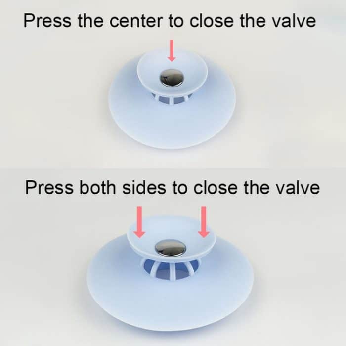2 Stück Silikon-Abflussstopfen, Deodorant, Waschbecken, Badewanne, Bodenablaufschutz – Bild 4