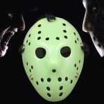 Coole verdickte Jason-Maske für Halloween-Partys, Fluorescent Green, Gold, Red + White, Silver, White, Red + Yellow