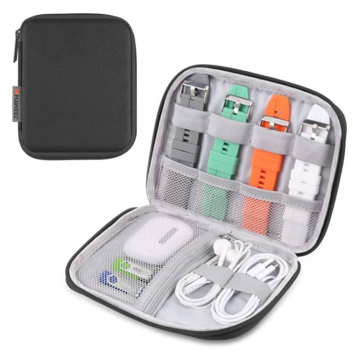 HAWEEL Uhrenarmband-Organizer-Box für Kopfhörer/U-Disk/Digitalkabel-Aufbewahrungsbox, Watch Band Organizer, Size: S – Bild 1
