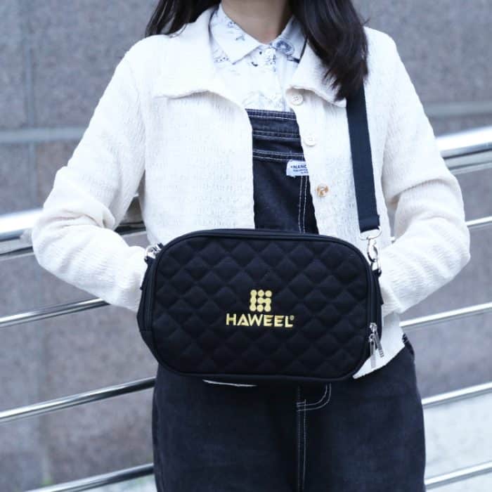 HAWEEL Messenger Schultertasche, kleine Tasche, digitales Tablet, Telefonwärmer, Aufbewahrungstasche mit Handwärmer – Bild 8