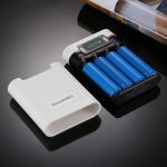 HAWEEL DIY 4 x 18650 Akku (nicht im Lieferumfang enthalten), 10000 mAh Power Bank Shell Box mit 2 x USB-Ausgang und Display für iPhone, Galaxy, Sony, HTC, Google, Huawei, Xiaomi, Lenovo und andere Smartphones, DIY 4 x 18650 10000mAh  Battery (US)... – Bild 9