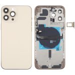 Für iPhone 13 Pro Max Akku-Rückseite mit Seitentasten, Kartenfach, Power- und Lautstärke-Flexkabel und kabellosem Lademodul, For iPhone 13 Pro Max(Assembly)