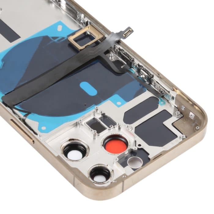 Für iPhone 13 Pro Akku-Rückseite mit Seitentasten, Kartenfach, Power- und Lautstärke-Flexkabel und kabellosem Lademodul, For iPhone 13 Pro(Assembly) – Bild 5