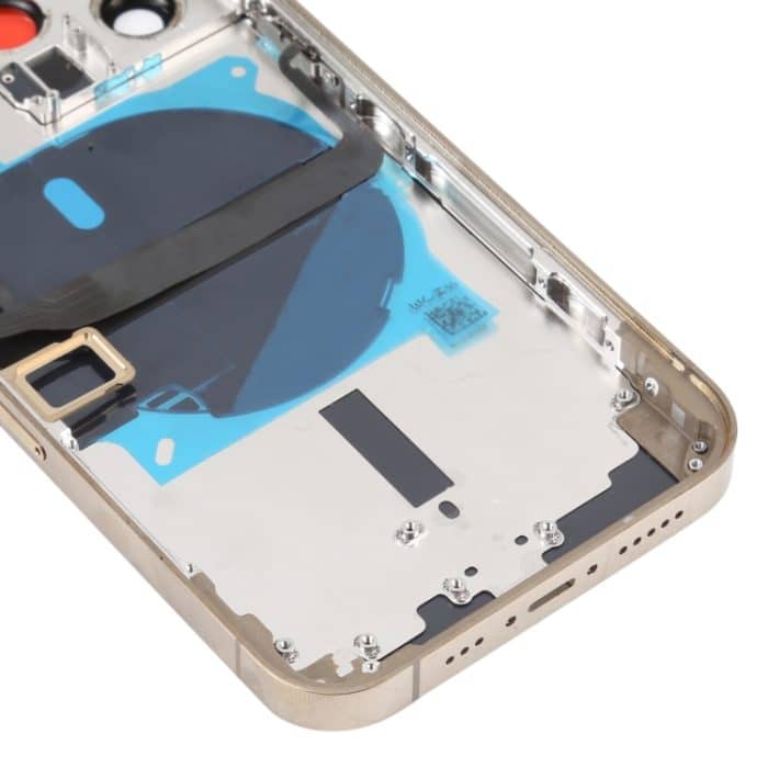 Für iPhone 13 Pro Akku-Rückseite mit Seitentasten, Kartenfach, Power- und Lautstärke-Flexkabel und kabellosem Lademodul, For iPhone 13 Pro(Assembly) – Bild 6