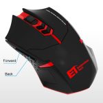ET X-08 7-Tasten 2400DPI 2,4G kabellose Mute-Gaming-Maus mit USB-Empfänger und bunter Hintergrundbeleuchtung – Bild 3