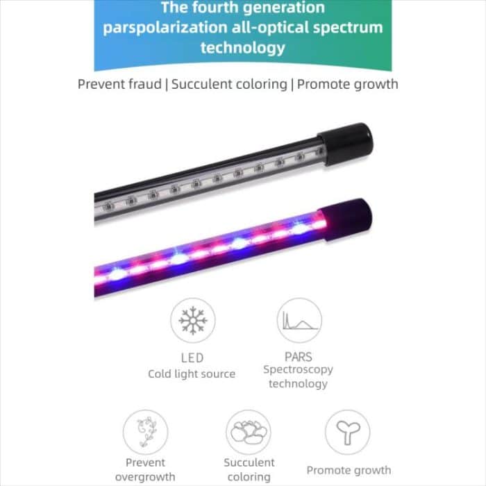 30W Triple Heads LED-Lampe mit einstellbarer Frequenzsteuerung für Pflanzenwachstumsbeleuchtung, DC 5V – Bild 5