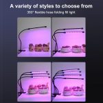 30W Triple Heads LED-Lampe mit einstellbarer Frequenzsteuerung für Pflanzenwachstumsbeleuchtung, DC 5V – Bild 6