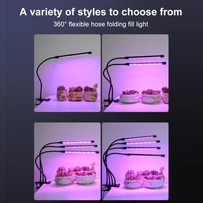 30W Triple Heads LED-Lampe mit einstellbarer Frequenzsteuerung für Pflanzenwachstumsbeleuchtung, DC 5V – Bild 6