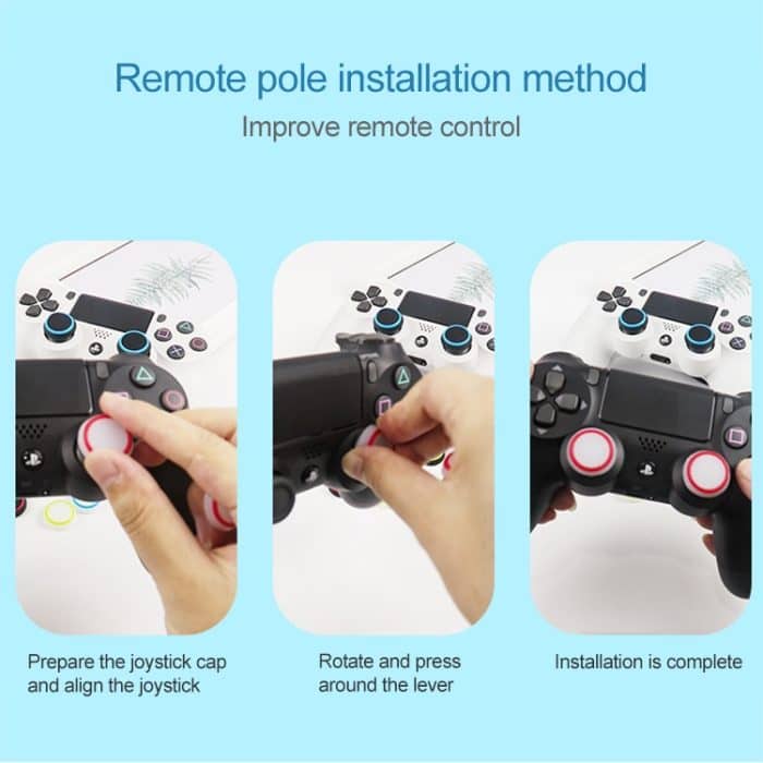 20 Stück leuchtende Silikon-Schutzhülle für PS4/PS3/PS2/XBOX360/XBOXONE/WIIU Gamepad Joystick – Bild 6