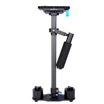 PULUZ 38,5–61 cm Kohlefaser-Handstabilisator für DSLR- und DV-Digitalvideos und Kameras, Traglastbereich: 0,5–3 kg, P60T Black, P60T Blue, P60T Red, RU Stock P60T Black – Bild 2