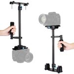PULUZ 38,5–61 cm Kohlefaser-Handstabilisator für DSLR- und DV-Digitalvideos und Kameras, Traglastbereich: 0,5–3 kg, P60T Black, P60T Blue, P60T Red, RU Stock P60T Black – Bild 8