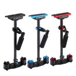 PULUZ 38,5–61 cm Kohlefaser-Handstabilisator für DSLR- und DV-Digitalvideos und Kameras, Traglastbereich: 0,5–3 kg, P60T Black, P60T Blue, P60T Red, RU Stock P60T Black – Bild 14