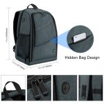 PULUZ Outdoor Tragbarer, wasserdichter, kratzfester Rucksack mit zwei Schultern, tragbare PTZ-Stabilisator-Kameratasche mit Regenschutz für Digitalkamera, DJI Ronin-SC / Ronin-S, Backpack(Black RU), Backpack(Grey RU), Backpack(Grey), Backpack(Blue)... – Bild 3