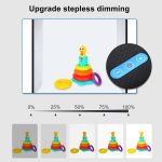 PULUZ 25 cm faltbare tragbare Ringlichtbox mit hohem CRI-Wert von 97, Fotobeleuchtung, Studio-Schießzeltbox mit 12 Farben Hintergründen, Größe: 25 cm x 25 cm x 25 cm, 25cm High CRI Box, 25cm High CRI Box US – Bild 7