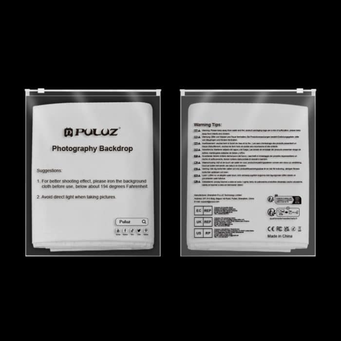 PULUZ 2 m x 2 m Fotografie-Hintergrund, Dicke, Fotostudio-Hintergrund, Stoffhintergrund, 2m x 2m, 2 x 2m – Bild 8