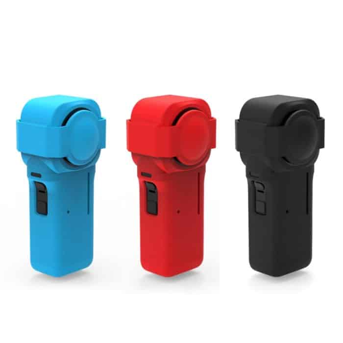 PULUZ Silikon-Schutzhülle mit Objektivabdeckung für Insta360 One RS 1-Zoll 360 Edition, Silicone Case(Black), Silicone Case(Blue), Silicone Case(Red) – Bild 6