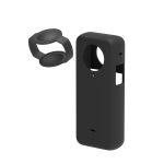 Für Insta360 X3 PULUZ Silikon-Schutzhülle mit Objektivabdeckung, Silicone Case(Black), Silicone Case(Blue), Silicone Case(Red) – Bild 2