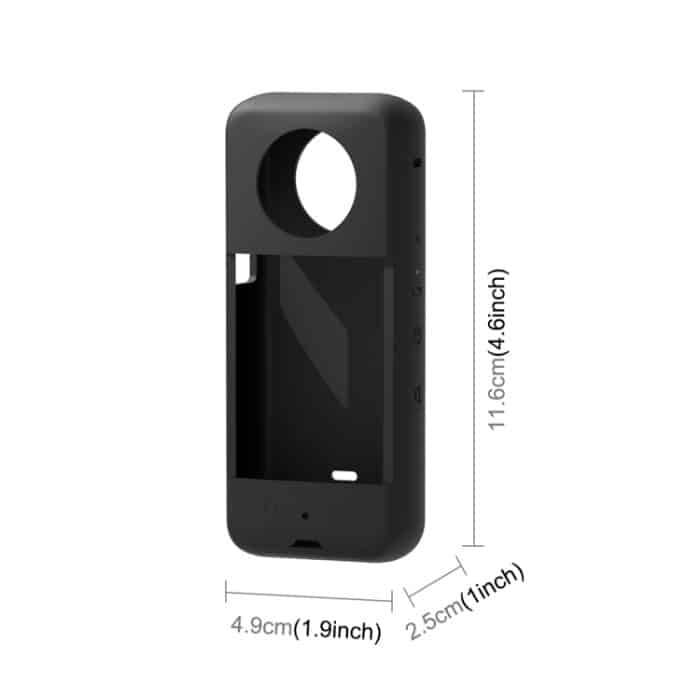 Für Insta360 X3 PULUZ Silikon-Schutzhülle mit Objektivabdeckung, Silicone Case(Black), Silicone Case(Blue), Silicone Case(Red) – Bild 3