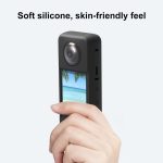Für Insta360 X3 PULUZ Silikon-Schutzhülle mit Objektivabdeckung, Silicone Case(Black), Silicone Case(Blue), Silicone Case(Red) – Bild 5