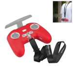 Für DJI FPV Combo Fernbedienung PULUZ Silikon-Schutzhülle mit Umhängeband, For DJI FPV Combo Remote Control with Neck Strap