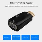 Full HD 1080P HDMI zu VGA und Audio Adapter für HDTV / Monitor / Projektor (schwarz) – Bild 4
