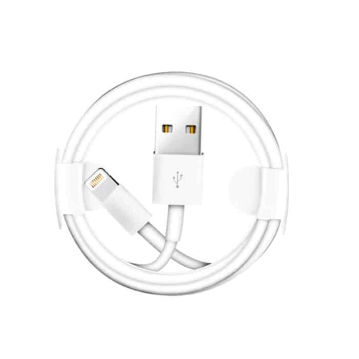Tragbares Dual-USB-Reiseladegerät + 1 Meter USB-auf-8-Pin-Datenkabel, EU-Stecker – Bild 5