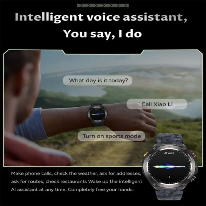 KC82 1,45 Zoll Farbbildschirm Smart Watch, unterstützt Bluetooth-Anrufe/Gesundheitsüberwachung – Bild 8