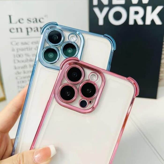 Electrpolated Space Four-corner Shockproof TPU Phone Case, For iPhone 12, For iPhone 12 Pro Max – Bild 6