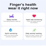 R03 SIZE 7 Smart Ring, unterstützt Herzfrequenz / Blutsauerstoff / Schlaf / mehrere Sportmodi – Bild 7