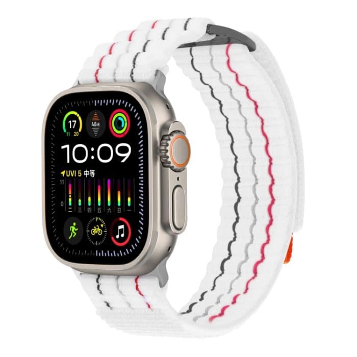 Zweiteiliges Uhrenarmband aus Nylon mit Klettverschluss, For Apple Watch Series 4 44mm, For Apple Watch Series 4 40mm, For Apple Watch Series 3 38mm, For Apple Watch Series 3 42mm – Bild 2