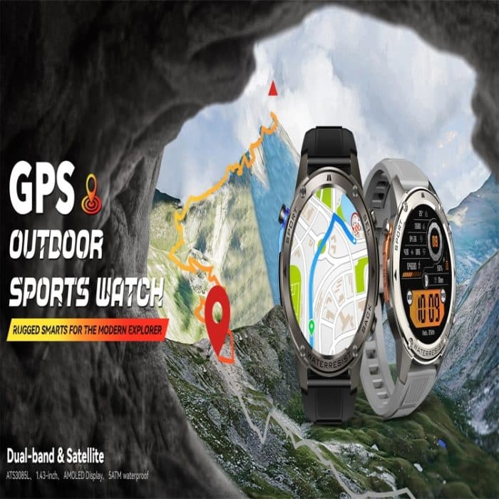 DM56 1,43 Zoll Farbbildschirm Smart Watch, unterstützt Bluetooth-Anrufe/Gesundheitsüberwachung – Bild 4