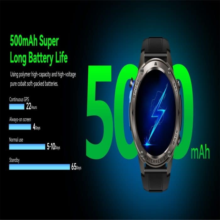 DM56 1,43 Zoll Farbbildschirm Smart Watch, unterstützt Bluetooth-Anrufe/Gesundheitsüberwachung – Bild 8