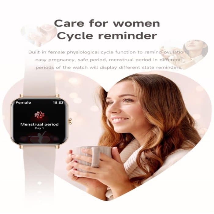 KM66 1,75 Zoll Farbbildschirm Smart Watch Silikonarmband, unterstützt Bluetooth-Anrufe – Bild 6