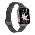 KM66 1,75 Zoll Farbbildschirm Smart Watch Milan Stahlarmband, unterstützt Bluetooth-Anrufe – Bild 2