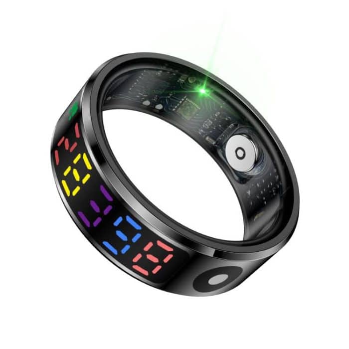 R12 SIZE 8 Smart Ring, unterstützt Herzfrequenz / Blutsauerstoff / Schlaf / mehrere Sportmodi – Bild 3