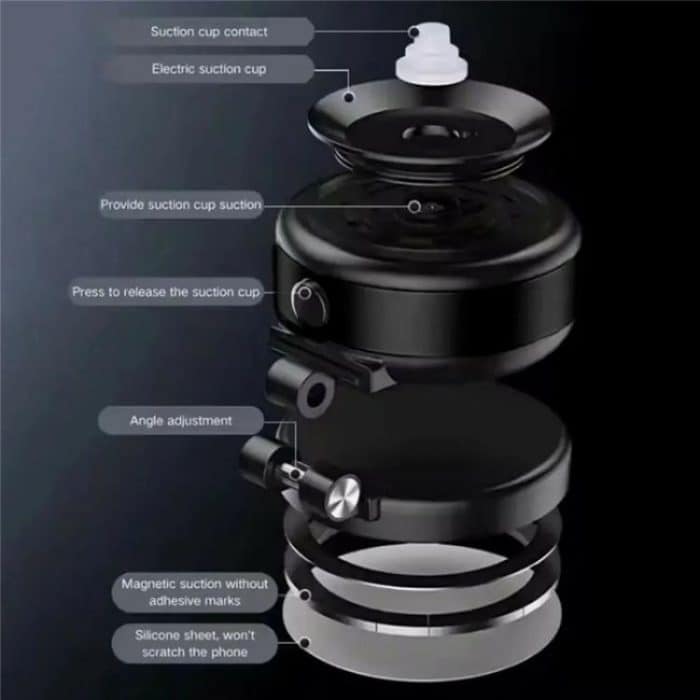 CZ07 Ausziehbarer Navigationsständer Autotelefonhalterung Magnetischer Vakuumsauger Armaturenbretthalter – Bild 5