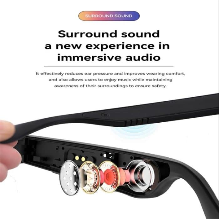 D13 Smart Glasses, Support Bluetooth Call / Bluetooth Music / Remote Control Photo – Bild 6