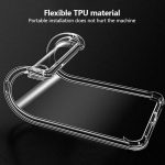 Kalebol 1.5mm Four-Corner Airbags Shockproof Transparency TPU Phone Case – Bild 4