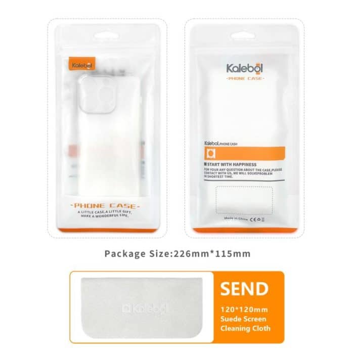 Kalebol 1.5mm Four-Corner Airbags Shockproof Transparency TPU Phone Case – Bild 8