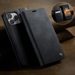 CaseMe 033 Calf Leather Lining Microfibre RFID Blocking Phone Case, For iPhone 14 Pro Max, For iPhone SE 2022 / 8 / 7, For iPhone 13 Pro Max, For iPhone 13 Pro – Bild 11