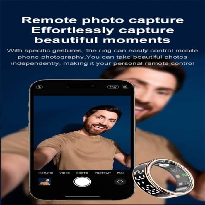 R13 SIZE 10 Smart Ring, Support Heart Rate / Blood Oxygen / Sleep Monitoring / Motion Sensing Game – Bild 6