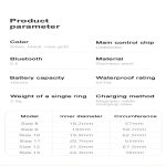 R13 SIZE 13 Smart Ring, Support Heart Rate / Blood Oxygen / Sleep Monitoring / Motion Sensing Game – Bild 9