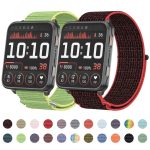 Two Section Metal Ring Nylon Hook and Loop Fastener Watch Band, For Garmin Venu X1 – Bild 3