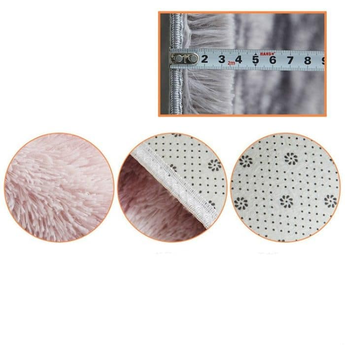 Einfache Sofa Nachttisch Farbverlauf Teppich Wohnzimmer Schlafzimmer Matte, Dark Grey 50x80cm, Camel 50x80cm, Dark Camel 50x80cm, Coffee 50x80cm, Light Blue 50x120cm, Pink 50x120cm, Light Grey 50x120cm, Dark Grey 50x120cm, Camel 50x120cm... – Bild 4