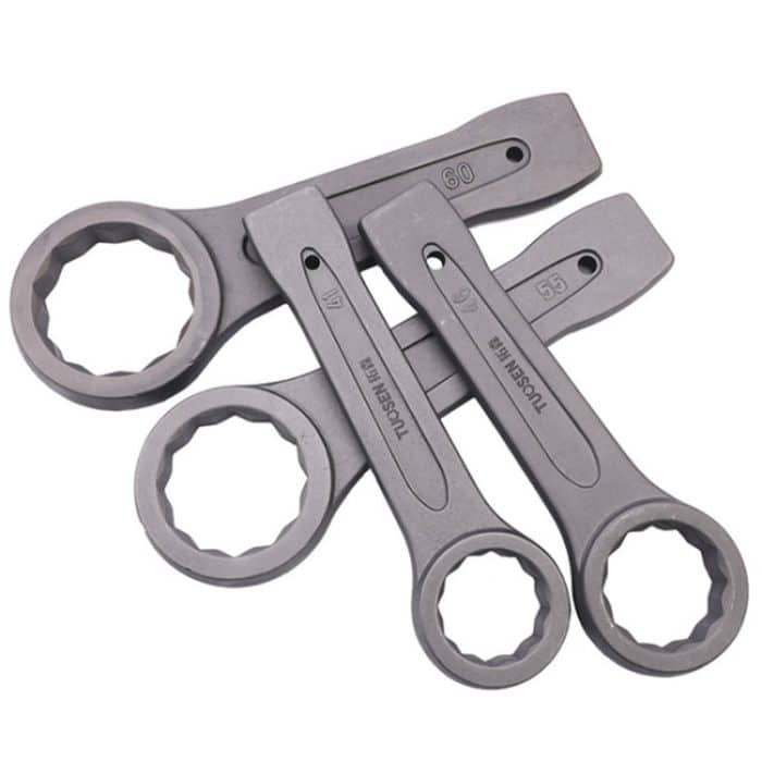 TUOSEN Einseitiger Schlagschrauber mit geradem Griff, grau phosphatiert, 46mm, 50mm, 55mm, 60mm – Bild 2