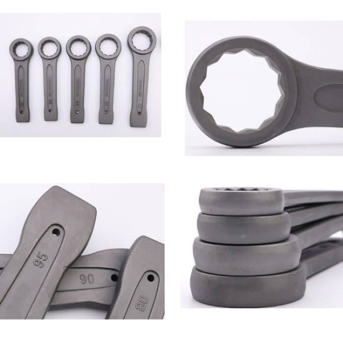 TUOSEN Einseitiger Schlagschrauber mit geradem Griff, grau phosphatiert, 46mm, 50mm, 55mm, 60mm – Bild 3