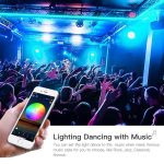 Bluetooth-Anzug Smart Music Sound Control Lichtleiste Wasserdicht 5050 RGB Bunte Atmosphäre LED-Lichtleiste mit 24-Tasten-Fernbedienung, 30M 540 LEDs – Bild 5